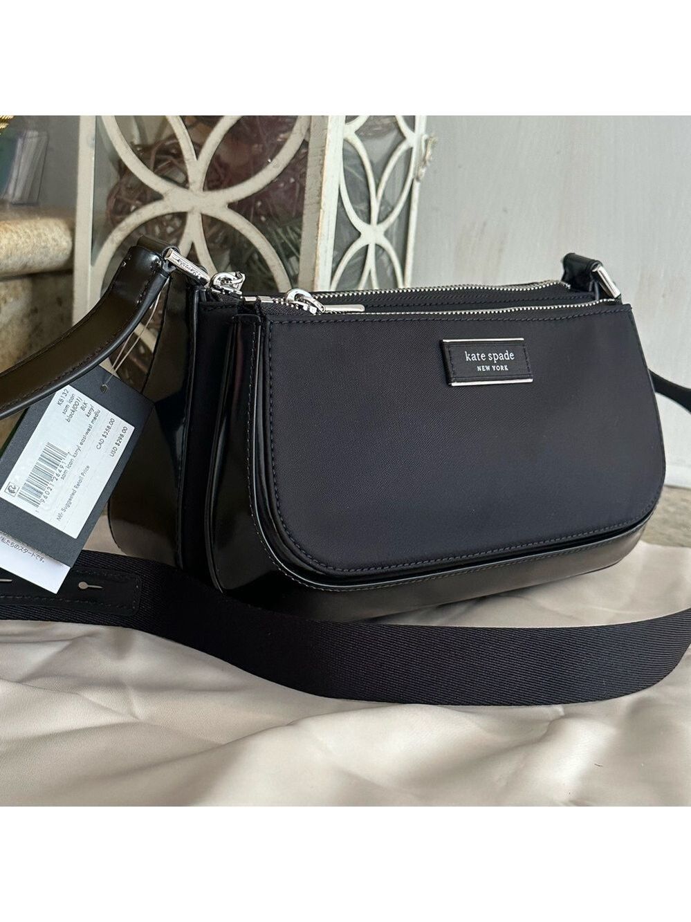 New kate spade new york Sam Icon KSNYL East-West Medium Crossbody
